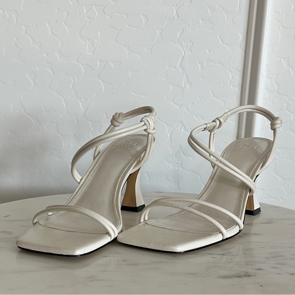Marc Fisher White Sandals